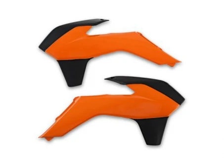 Protectie radiator UFO KTM SX/SXF 13-15, EXC 14-16 culoare OEM (Portocaliu/Negru) | KT04052999