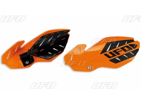 Handguard UFO FLAME KTM SX 125 14-15, EXC 125 14-16, culoare Portocaliu (kit montaj inclus) | KT04078127