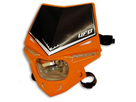 Far cu semnalizari led integrate UFO Stealth culoare Portocaliu-Negru | PF01715127