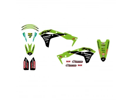 Kit grafic BLACKBIRD KAWASAKI KX 250F '17-'20 REPLICA KAWASAKI RACING TEAM 21