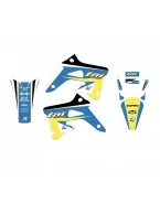 Kit grafic BLACKBIRD TM 2T/4T '04-'07 DREAM 4 culoare Albastru Galben Alb
