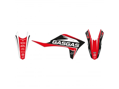 Kit grafic BLACKBIRD GAS GAS MC/EC '21-'23 (MC/EC ALL MODELS '21-'23) DREAM 4 culoare Rosu Negru Alb