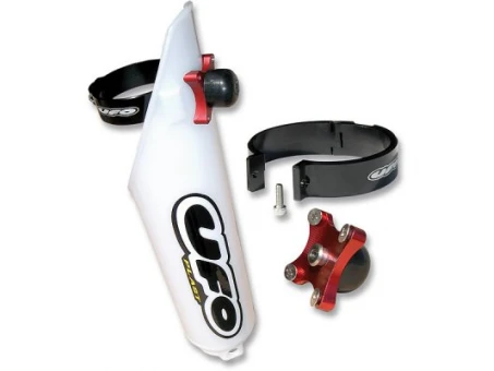 Protectie suspensie fata UFO cu blocaj SUZUKI RM 85 02-17, culoare Alb | SU03959041