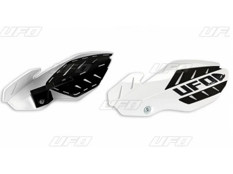 Handguard UFO FLAME SUZUKI RMZ 250/450 12-17 culoare Alb/Negru (kit montaj inclus) | SU04937041