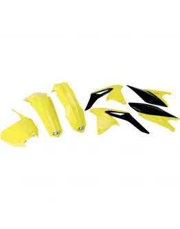 Kit complet plastice UFO SUZUKI RMZ 250 '10-18 culoare OEM '10 (Galben/Negru) (SU411E999)