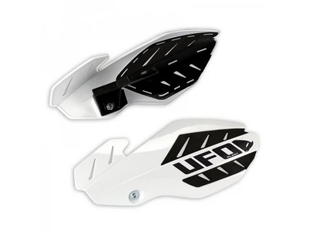 Handguard UFO FLAME YAMAHA YZF 250/450 14-17 culoare Alb/Negru (kit montaj inclus) | YA04853041