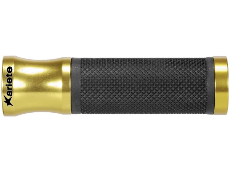 Mansoane Ariete Road Grips ALU-RUB Lock-On System (125 mm) - Negru/Auriu