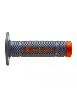 Mansoane moto ARIETE Grippers Vulcan (115mm) - Gri,Portocaliu
