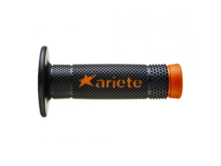 Mansoane moto ARIETE Grippers Vulcan (115mm) - Negru/Portocaliu