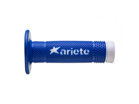 Mansoane moto ARIETE Grippers Vulcan (115mm) - Albastru/Alb