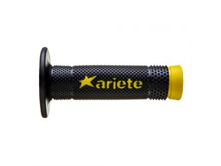 Mansoane moto ARIETE Grippers Vulcan (115mm) - Negru/Galben
