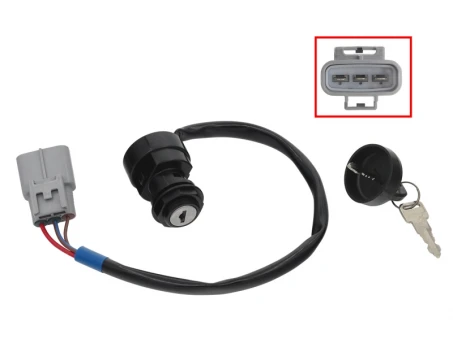 Contact pornire BRONCO (ignition switch) YAMAHA YFM KODIAK 450 18-21/700 16-21, GRIZZLY 550 09-14/700 09-21 (28P-82510-00-00;28P-82510-01-00) | AT-01274