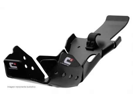Scut protectie din plastic CROSSPRO model PRO-LINK DTC ENDURO pentru: KTM SXF SX-F/XC-F 450 16-18, HUSQVARNA FC 450 16-18, FE 450/501 17-19 culoare Negru | 2CP193153A0300