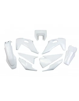 Kit complet plastice UFO HUSQVARNA TE 150 / 250 / 300 '20-'23, FE 250 / 350 / 450 / 501 '20-'23 Z culoare OEM (Alb)