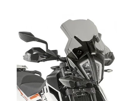 Parbriz moto KAPPA - KTM 790 ADVENTURE / R (19-20) 35 X 46 CM Fumuriu - necesar Kit montaj D7711KITK | 7710DK