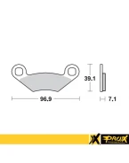 PROX KLOCKI HAMULCOWE KH159 POLARIS SPORTSMAN / SCRAMBLER / OUTLAW / XPLORER / TRAIL BLAZER / TRAIL BOSS | 37.206402