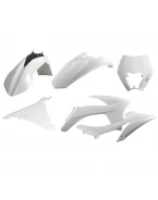 Kit plastice POLISPORT - KTM EXC/EXC-F '12-'13 - Alb