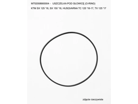 ATHENA USZCZELKA POD GŁOWICĘ ( GŁOWICY ) (O-RING) KTM SX 125 16-24, SX 150 16-22, HUSQVARNA TC 125 16-24, TX 125 17-19, TE 125 17-24 | M752008900004