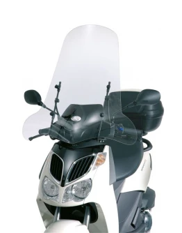 Parbriz moto KAPPA - APRILIA SPORTCITY 125/200/250 '04-08, HONDA DYLAN 125/150 '02-07, YAMAHA CIGNUS X '04-15, NEOS 50 '08-21, 74 X 67 CM Transparent