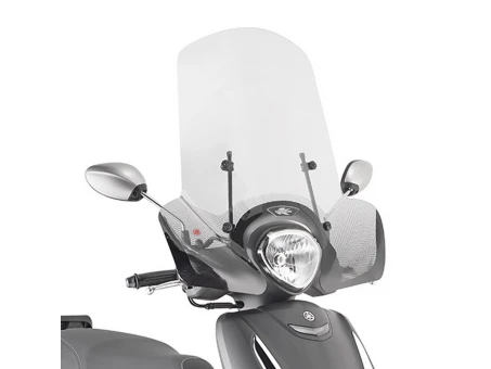 Parbriz moto KAPPA - YAMAHA DELIGHT 125 21, 49,5 X 65,5 CM Transparent - necesar Kit montaj A2154AK | 2154AK