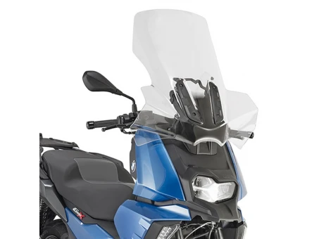 Parbriz moto KAPPA - BMW C 400X 19, 68 X 64,5 CM Transparent - necesar Kit montaj D5130KITK | 5130DTK
