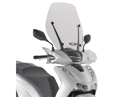 Parbriz moto KAPPA - HONDA SH 125/150 '20-'24 54 X 49 CM Transparent | KD1181ST