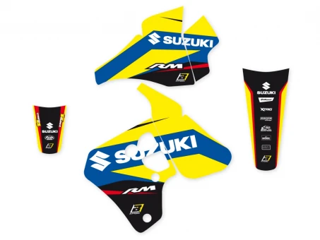 Kit grafic BLACKBIRD SUZUKI RM 80 '00-'01 DREAM 4 culoare Galben Albastru Negru