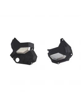 Kit protectie capac ambreiaj/alternator POLISPORT - KAWASAKI Z 650 '17-23' - Negru