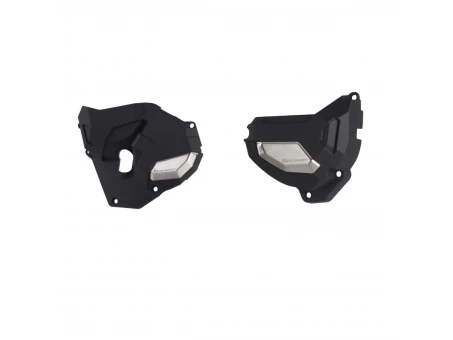Kit protectie capac ambreiaj/alternator POLISPORT - HONDA CB 650 F/R '14-20', CBR 650 F/R '14-19' - Negru