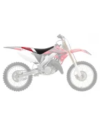 Husă șa BLACKBIRD HONDA CR 125/250 02-07, CRF 450R 02-04 DREAM 4 culoare Negru/Rosu/Alb | E1134N