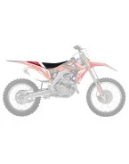 Husă șa BLACKBIRD HONDA CRF 250R '14-'17, CRF 450R '13-'16 DREAM 4 culoare Negru Rosu Alb