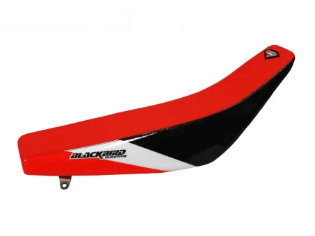 Husă șa BLACKBIRD HONDA XR 250/350 '88-'95 (14) DREAM 2 culoare Rosu/Negru/Alb