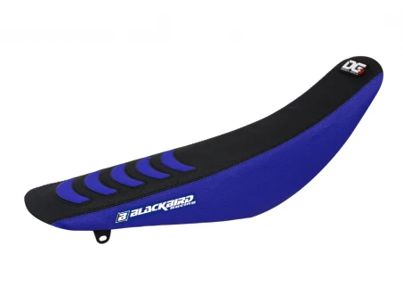 Husă șa BLACKBIRD YAMAHA YZ 250F '10-'13 DOUBLE GRIP 3 culoare Negru Albastru