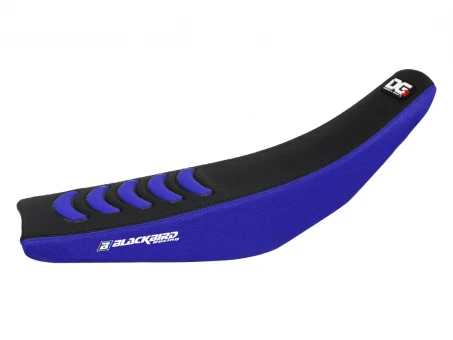 Husă șa BLACKBIRD YAMAHA YZ 450F '10-'13 DOUBLE GRIP 3 culoare Negru Albastru
