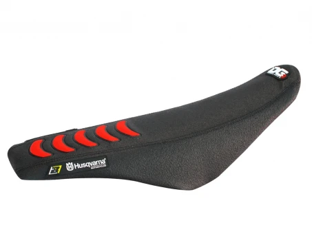 Husă șa BLACKBIRD HUSQVARNA CR/WR 125 '09-'13; TE/TC 250/310 '08-'13, TE/TC 250/450/510 '08-'10 DOUBLE GRIP 3 culoare Negru