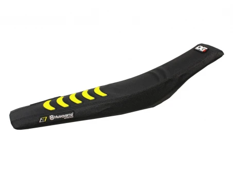Husă șa BLACKBIRD HUSQVARNA FC/TC '16-'18, TE/FE '17-'18 DOUBLE GRIP culoare Negru Galben