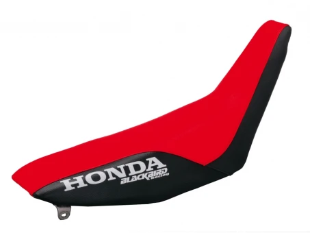 Husă șa BLACKBIRD HONDA XR 600 '88-'99 LOGO HONDA, TRADITIONAL, culoare Rosu/Negru