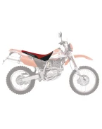Husă șa BLACKBIRD YAMAHA TT 350 '83-'96 (17) TRADITIONAL culoare Negru/Rosu