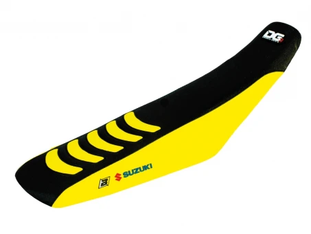 Husă șa BLACKBIRD SUZUKI RM 85 '02-'23 DOUBLE GRIP 3 culoare Negru Galben