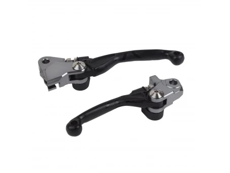 Kit manete frana si ambreiaj POLISPORT - HONDA CRF 250 '07-'20; CRF 450 '07-'20 - Negru