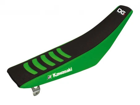 Husă șa BLACKBIRD KAWASAKI KX 85 '01-'13 DOUBLE GRIP 3 culoare Negru Verde