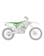 Husă șa BLACKBIRD KAWASAKI KXF 250 '09-'12, KXF 450 '09-'11 DOUBLE GRIP 3 culoare Negru Verde