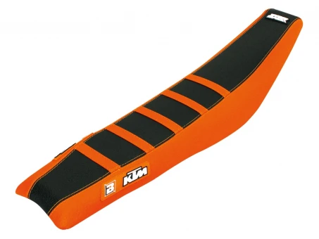 Husă șa BLACKBIRD KTM SX/SXF '16-'18, EXC/EXCF '17-'19 ZEBRA culoare Portocaliu Negru