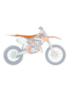 Husă șa BLACKBIRD KTM SX 85 '18-'23 PYRAMID (PMD) culoare Portocaliu