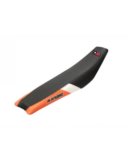 Husă șa BLACKBIRD KTM SX/SXF '11-'15, EXC/EXCF '12-'16 DREAM 4 culoare Negru/Portocaliu/Alb