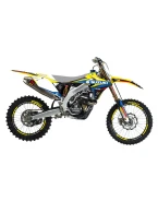 Kit grafic BLACKBIRD SUZUKI RMZ 250 '19-'24, RMZ 450 '18-'24 DREAM 4 culoare Galben Albastru