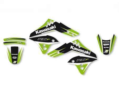 Kit grafic BLACKBIRD KAWASAKI KX 250F '06-'08 DREAM 4 culoare Verde Negru