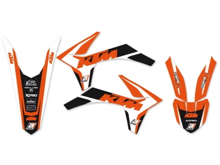 Kit grafic BLACKBIRD KTM SX/SX-F '11-'12, EXC/EXC-F '12-'13 DREAM 4 culoare Portocaliu Negru