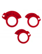 Mansoane Racetech (RTech) R20 Lock-On (22+25mm)+ 3 Adaptoare Gasket Role pentru Beta - Negru