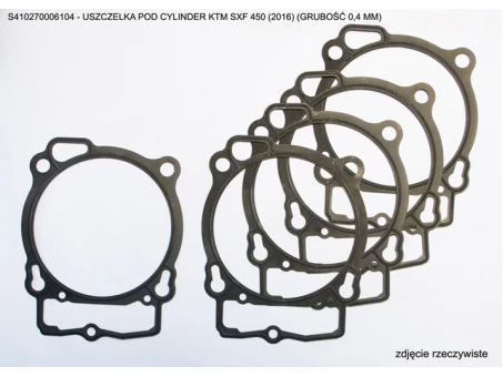 ATHENA USZCZELKA POD CYLINDER KTM EXCF 450 17-21, SXF 450 17-21 (GRUBOŚĆ 0,4 MM) | S410270006104